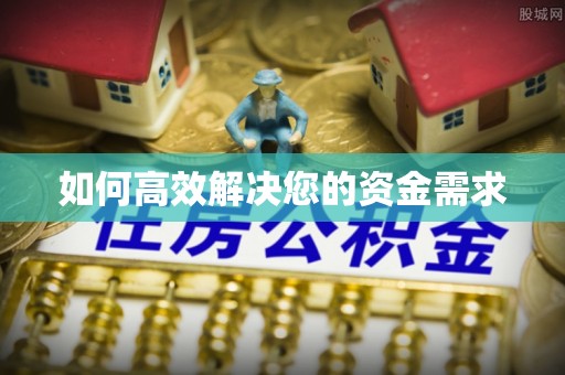 南丰如何高效解决您的资金需求