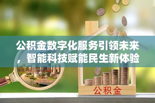 南丰公积金数字化服务引领未来，智能科技赋能民生新体验