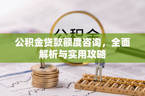 南丰公积金贷款额度咨询，全面解析与实用攻略